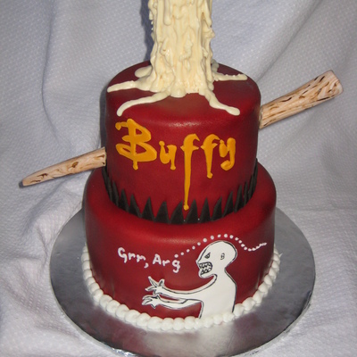 Buffy The Vampire Cake