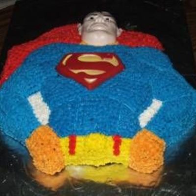 Superman Birthday Cake