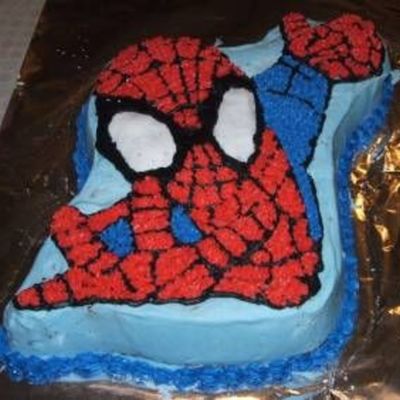Spiderman Birthday Cake