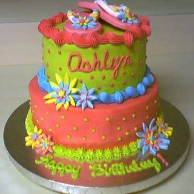 Flip Flop Birthday Cake
