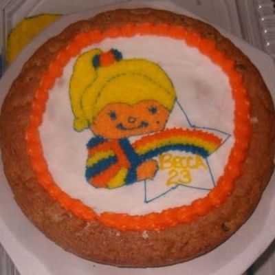 Rainbow Brite Cookie