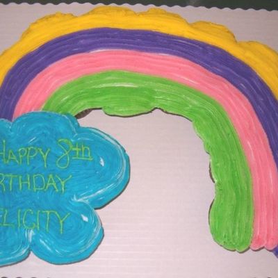 Rainbow Cupcake Cake