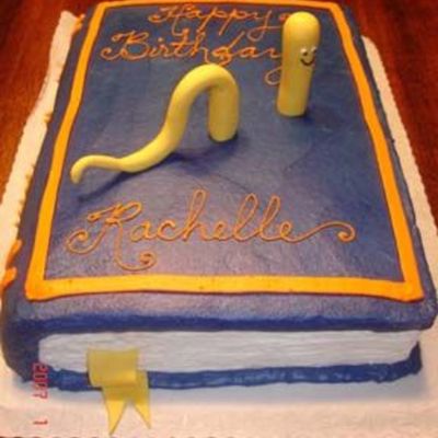 Bookworm Cake