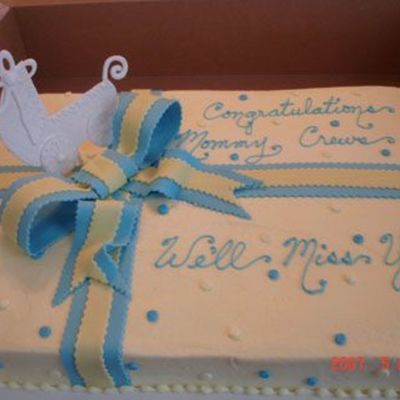 Baby Shower Present W/carriage