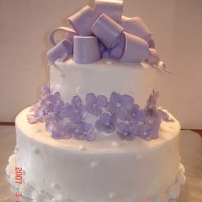 Purple And Gumpaste Hydrangea Petals