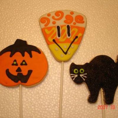 Halloween Cookies For Bouquet