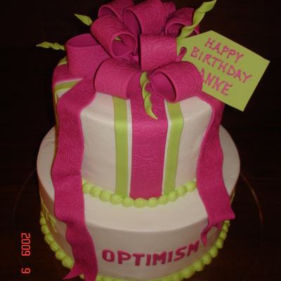 Raspberry And Lime Green