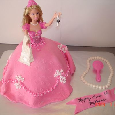 Barbie Sweet 16 Cake