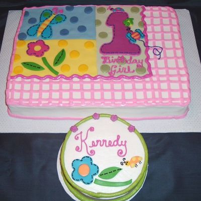 Hugs & Stitches 1St Birthday Cake