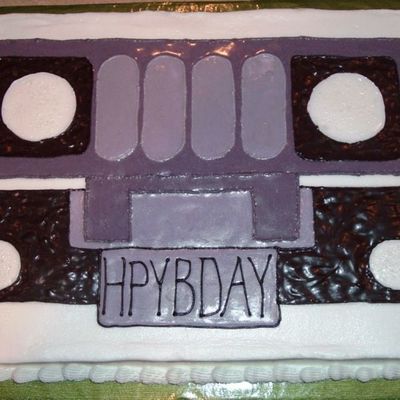 Hummer Grill Cake