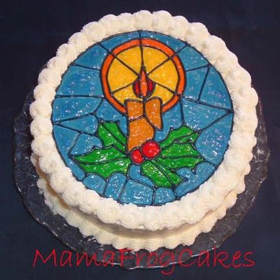 Stained Glass Candle