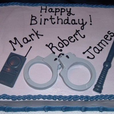 Police Officer Cake