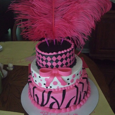 Black,hot Pink & White