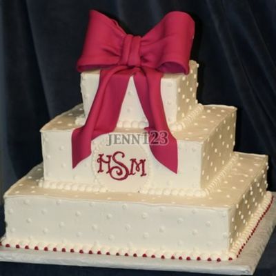 Dotted Swiss With Bow