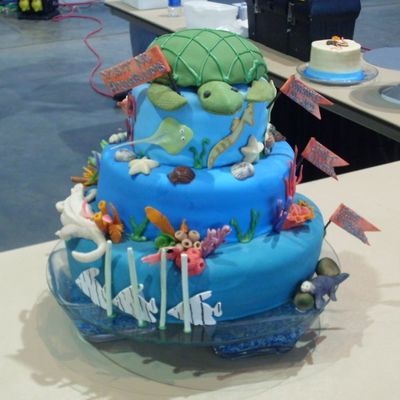 Aquarium Cake For A Competition