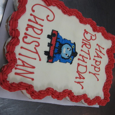 Thomas Cupcake Cake