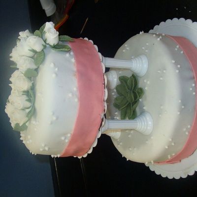 First Tiered Cake