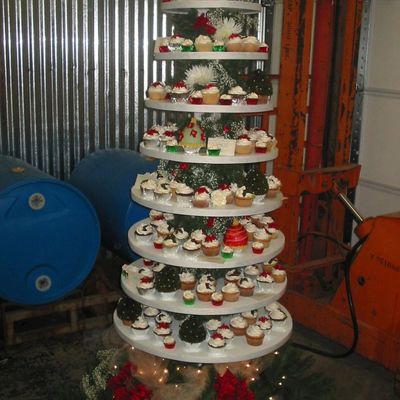 Christmas Cupcake Tree