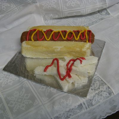 Hot Dog And Fries Cake