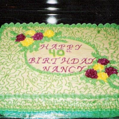 Fall Them Birthday Cake