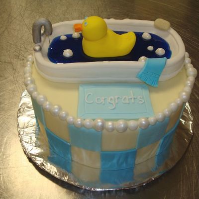 Rubber Ducky Cake