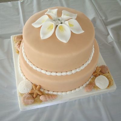 Seashell Wedding Cake