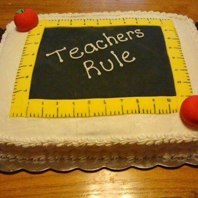 Teacher Appreciation Cake
