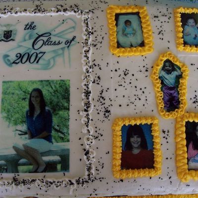 Graduation Picture Cake