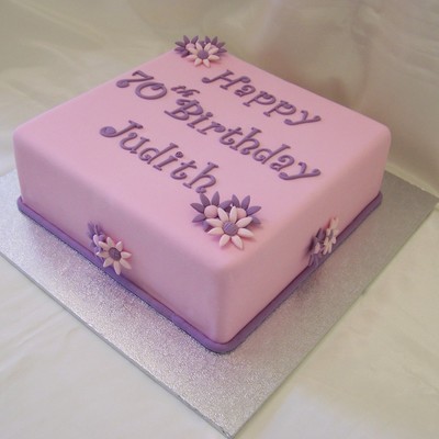 Pink Birthday Square