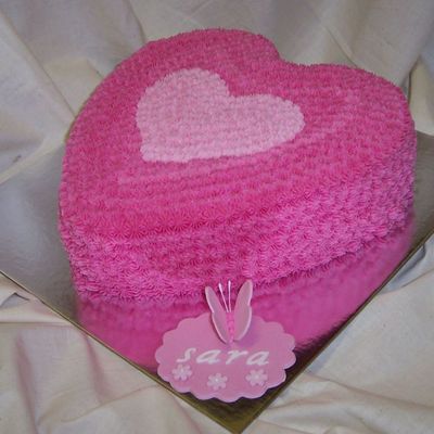 Frosted Pink Heart # 2