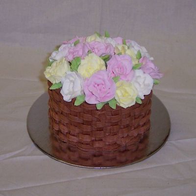 Mother's Day Basket Of Roses