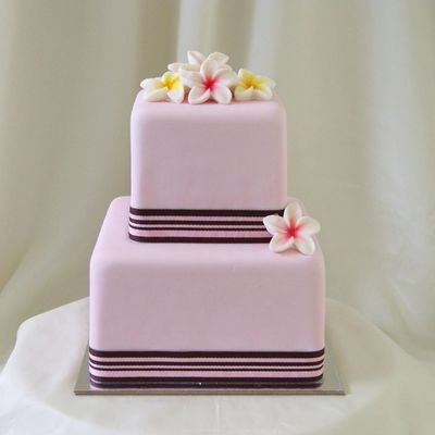 2 Tier Square Frangipani