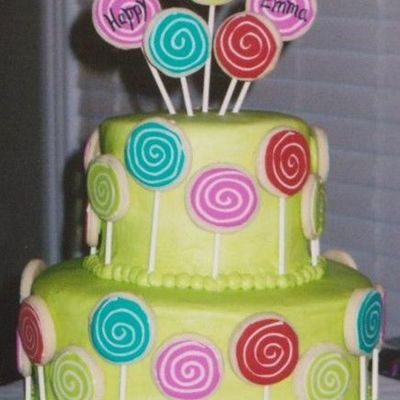 Lollipop Birthday Cake