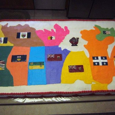 Canada Day Cake