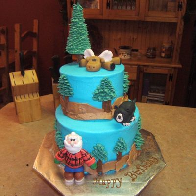 My Wilderness Santa Cake