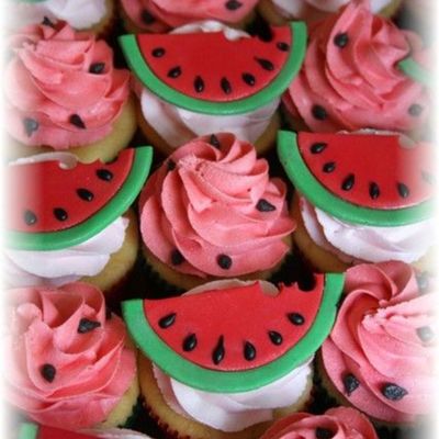 Watermelon Cupcakes