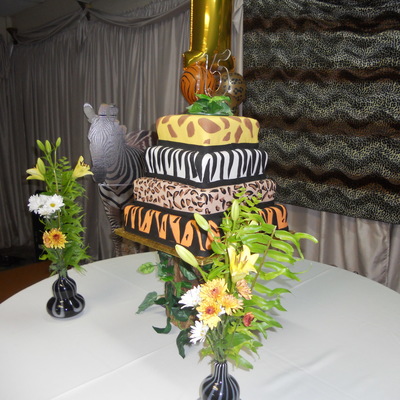Animal Print Cake