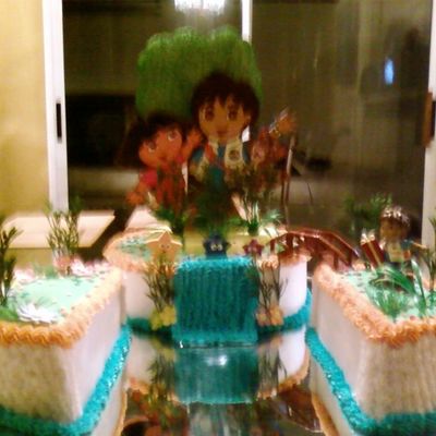 Cake De Dora Y Diego