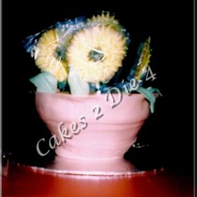 Potted Sunflower Cake