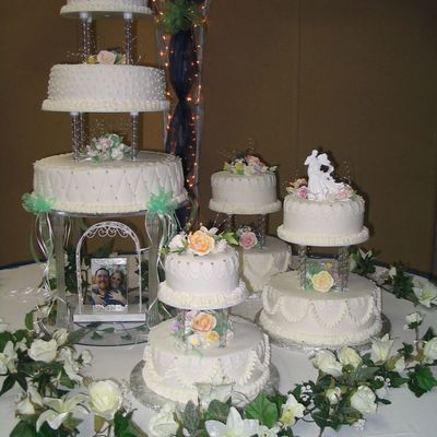 Rolled Fondant Wedding Cake