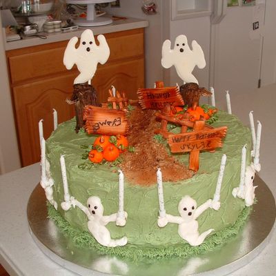 Haunted Hollow Birthday Cake