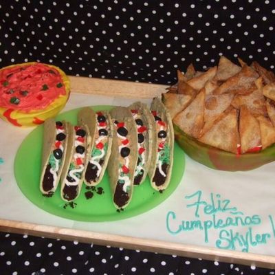 Tacos--- Fiesta Bday Cake