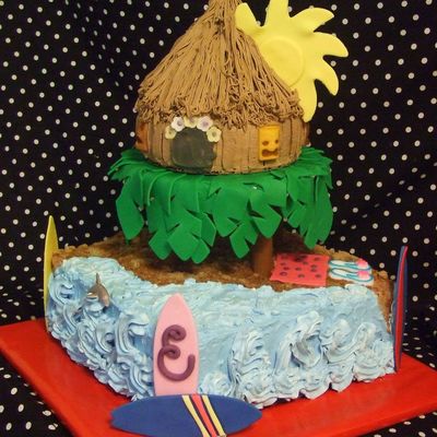 Luau Hawaiian Cake