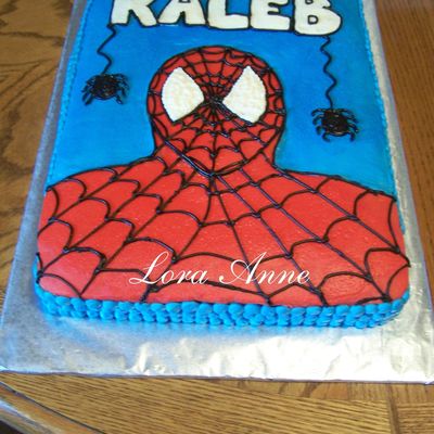 Spiderman Cake For Kaleb