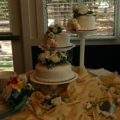 My 1St Wedding Cake, Rolled Fondant
