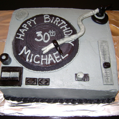Dj Turntable 30Th Birthday