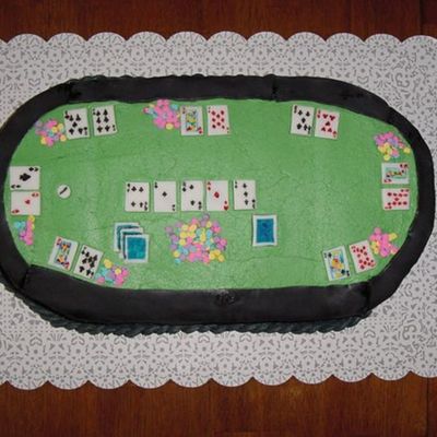 Texas Holdem Poker Cake