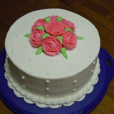 Rose And Confetti Cake