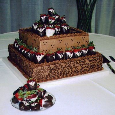 Strawberry Tuxedos--First Groom's Cake