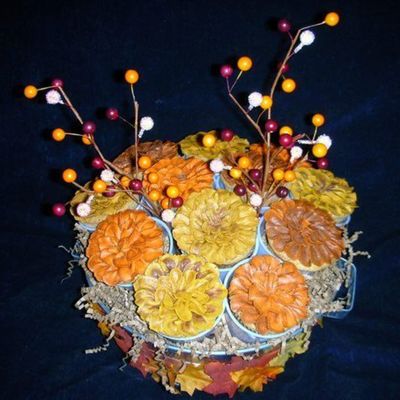 Fall Cupcake Basket